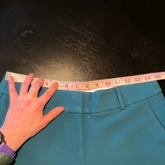 LOFT | Curvy Slim Mid Rise Skinny Ankle Dress Pants - Picture 9 of 9